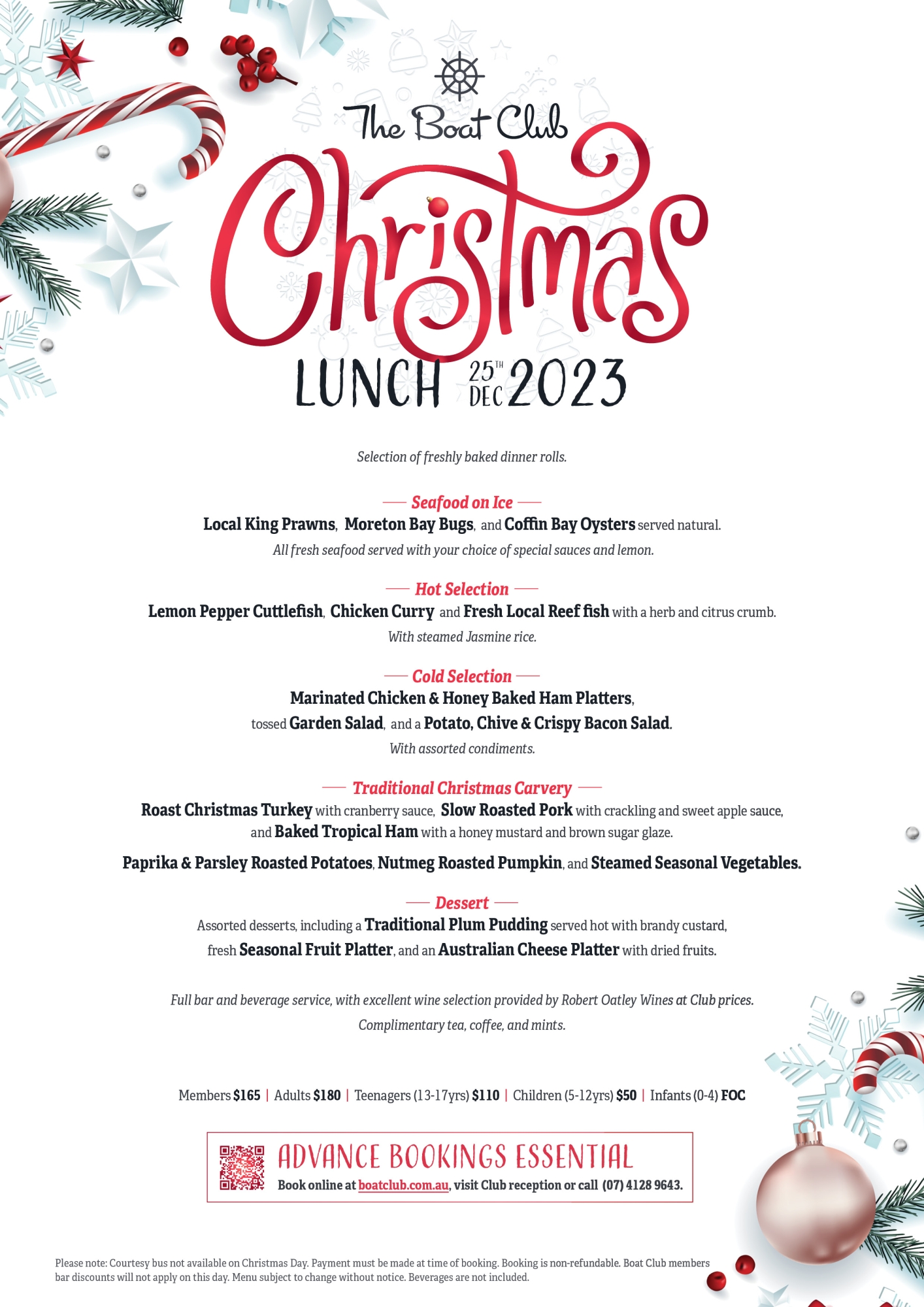 Christmas Lunch 2023 MENU