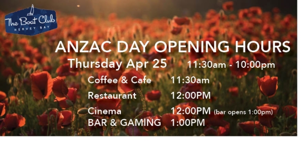 Anzac Day Hours 2024