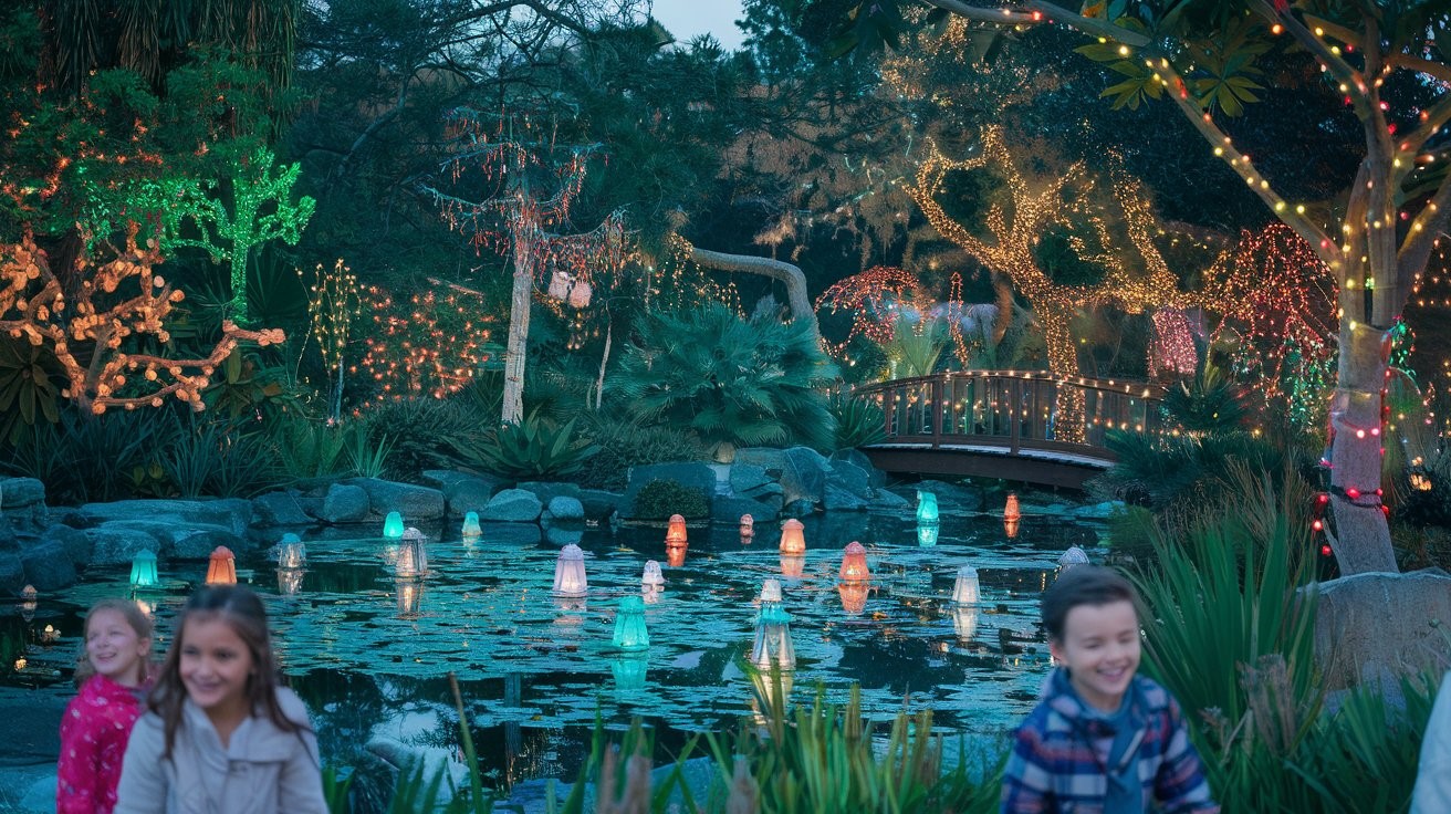 Byron bay christmas lights