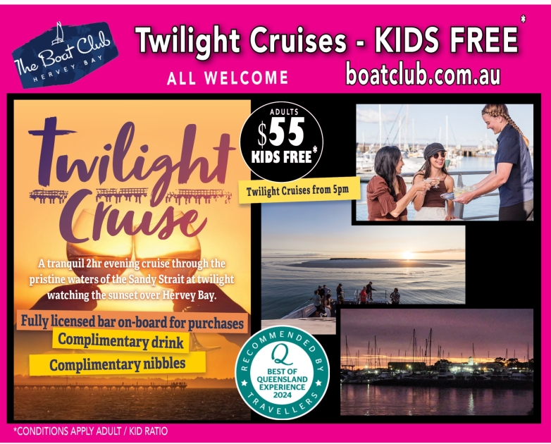 Summer TWILIGHT 5pm CRUISES DEC 2024