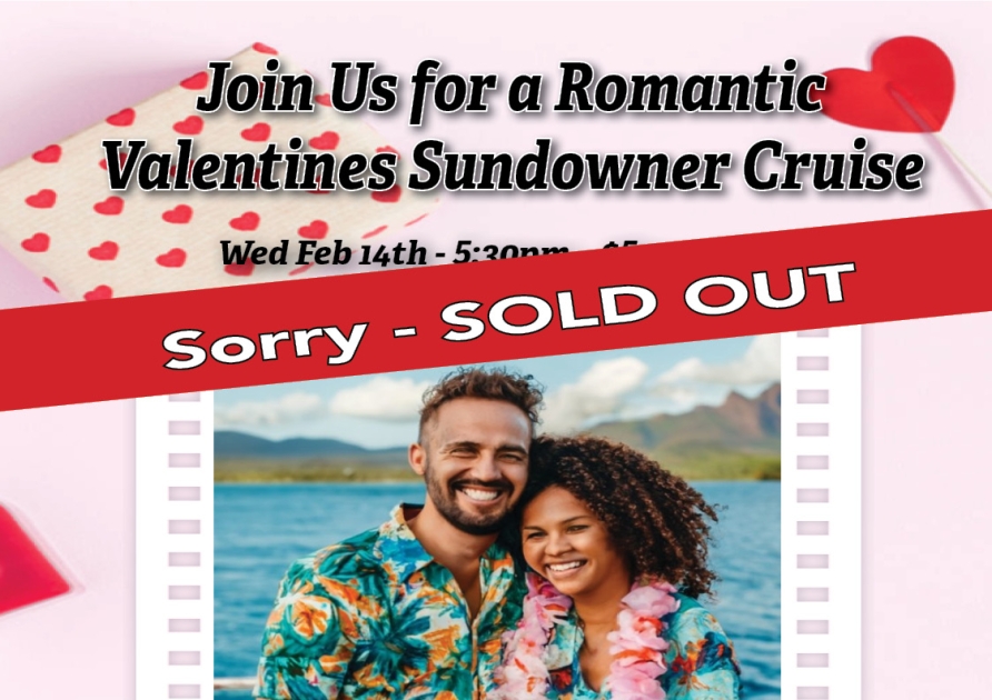 Valentine Sundowner Advert Landscape SOLD OUT WEB