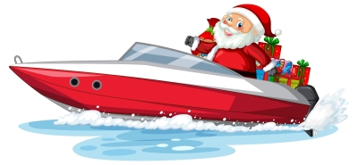 santa speed boat WEB