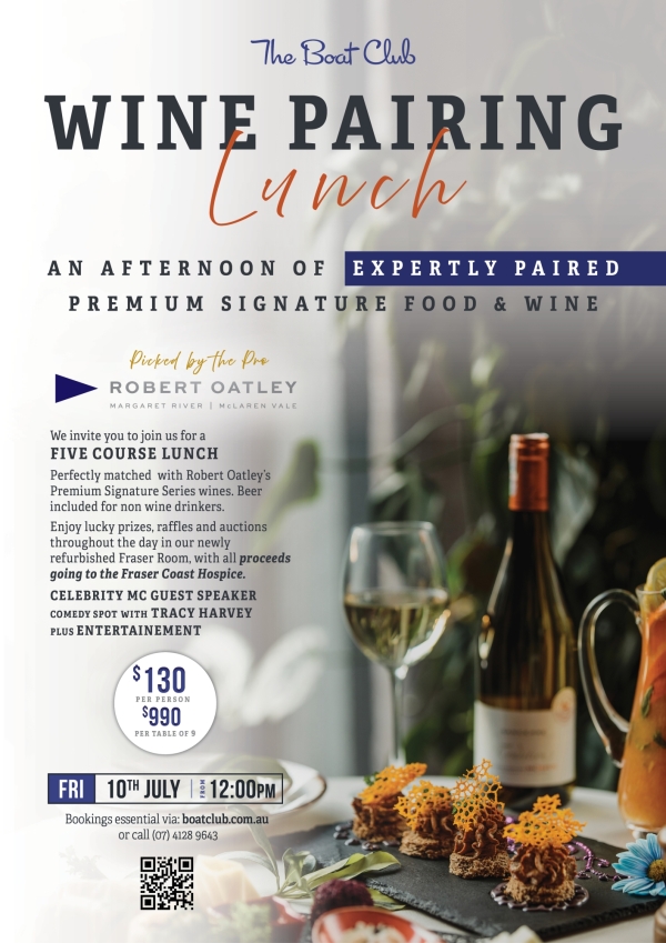 Wine Pairing Lunch July 2026 A3
